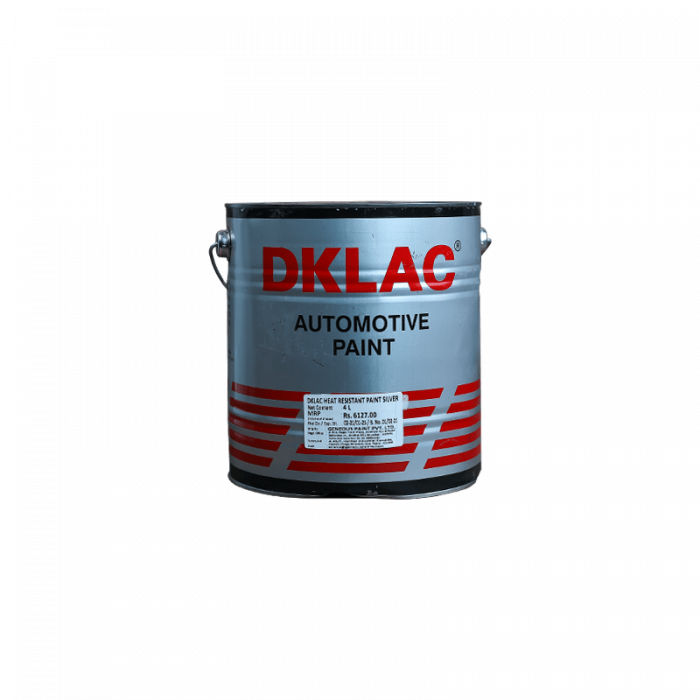 DKLAC HEAT RESISTANT PAINT BLACK 600 C4 LTR Geneous Paints