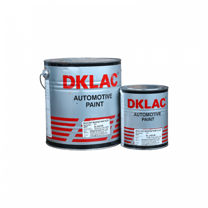 DKLAC HEAT RESISTANT PAINT BLACK 600 C1 LTR Geneous Paints