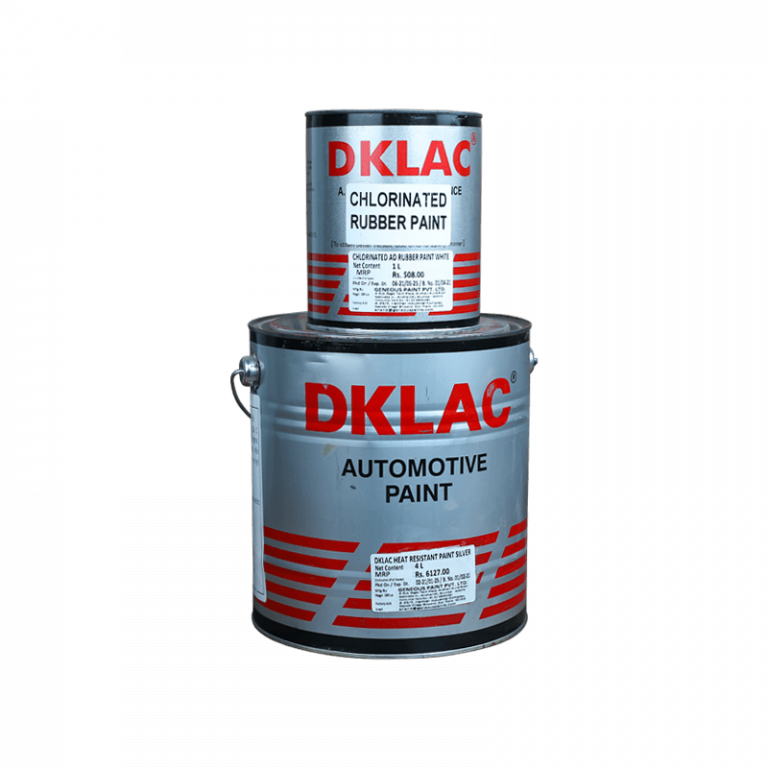 DKLAC CHLORINATED RUBBER PAINT BLACK4 LTR Geneous Paints